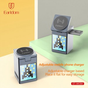 شارژر بی سیم و استند رومیزی Earldom ET-WC64 15W