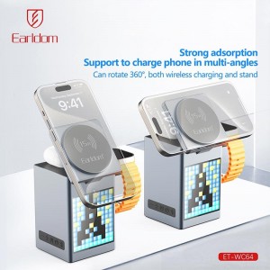 شارژر بی سیم و استند رومیزی Earldom ET-WC64 15W