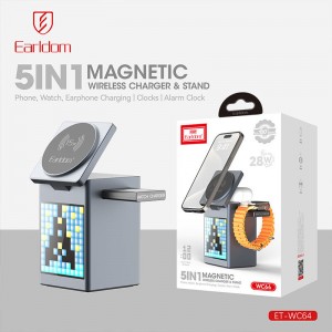 شارژر بی سیم و استند رومیزی Earldom ET-WC64 15W