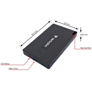 حافظه اکسترنال SSD ورباتیم Verbatim Metal Mini 1TB
