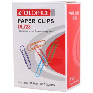 گیره کاغذ Dl Office DL728 بسته 100 عددی