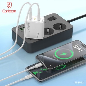 شارژر دیواری 45 وات ارلدام ES-EU52 QC3.0 PD3.0 3A