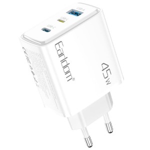 شارژر دیواری 45 وات ارلدام ES-EU52 QC3.0 PD3.0 3A