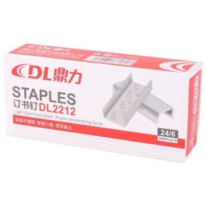 سوزن منگنه دی ال DL 2212 سایز 24/6 بسته 1000 عددی