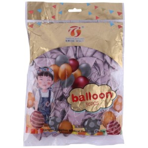 بادکنک کروم 12 اینچ بسته 50 عددی