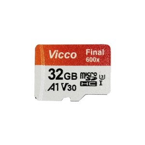 رم میکرو 32 گیگ ویکومن Vicco Man Final 600x A1 V30 U3 C10 90MB/s