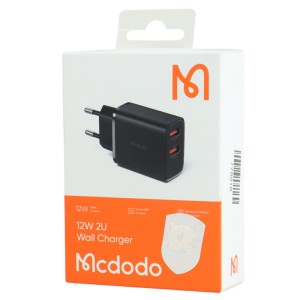 شارژر دیواری 12 وات مک دودو CH-507 2.4A