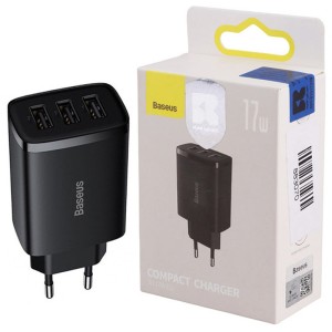 شارژر دیواری 12 وات باسئوس Compact CCXJ02010