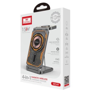 شارژر بی سیم فست شارژ و استند رومیزی Earldom ET-WC49 15W