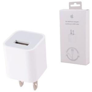 شارژر دیواری 5 وات اپل iPhone X + کابل آیفونی