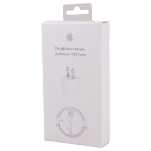 شارژر دیواری 5 وات اپل iPhone X + کابل آیفونی