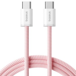 کابل دو سر تایپ سی فست شارژ 100 وات باسئوس P10381400111 طول 1 متر