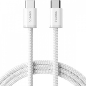 کابل دو سر تایپ سی فست شارژ 100 وات باسئوس P10381400111 طول 1 متر