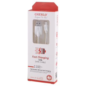 کابل تایپ سی فست شارژ 2.4 آمپر چرلو CH-TC20 طول 1.1 متر