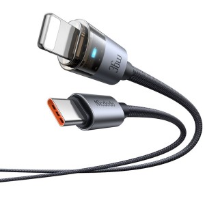 کابل تایپ سی به لایتنینگ فست شارژ 36 وات مک دودو CA-694 طول 1.2 متر