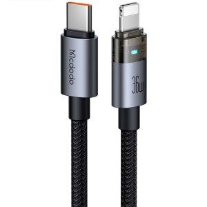 کابل تایپ سی به لایتنینگ فست شارژ 36 وات مک دودو CA-694 طول 1.2 متر