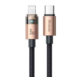 کابل تایپ سی به لایتنینگ فست شارژ 36 وات مک دودو CA-694 طول 1.2 متر