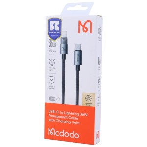 کابل تایپ سی به لایتنینگ فست شارژ 36 وات مک دودو CA-694 طول 1.2 متر