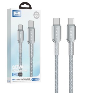 کابل دو سر تایپ سی فست شارژ 60 وات ارلدام EC-205C-C طول 1 متر