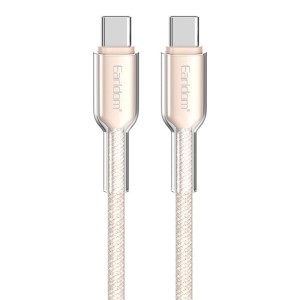 کابل دو سر تایپ سی فست شارژ 60 وات ارلدام EC-205C-C طول 1 متر