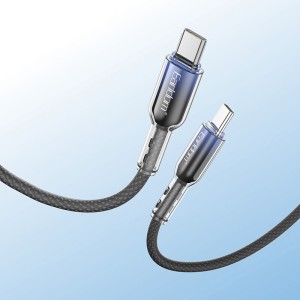 کابل دو سر تایپ سی فست شارژ 60 وات ارلدام EC-204C-C طول 1 متر