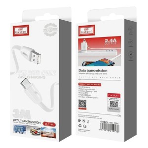کابل تایپ سی فست شارژ 2.4 آمپر ارلدام EC-111C طول 3 متر
