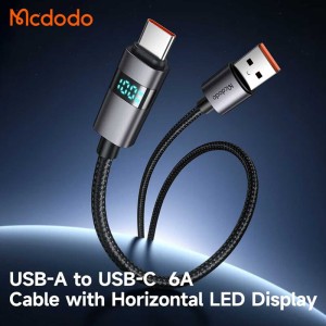 کابل تایپ سی فست شارژ 66 وات مک دودو CA-652 طول 1.2 متر