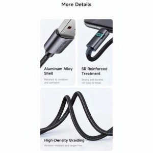 کابل تایپ سی فست شارژ 66 وات مک دودو CA-652 طول 1.2 متر