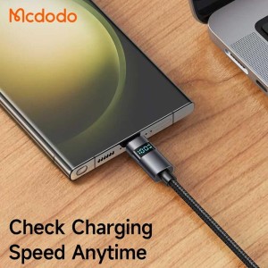 کابل تایپ سی فست شارژ 66 وات مک دودو CA-652 طول 1.2 متر