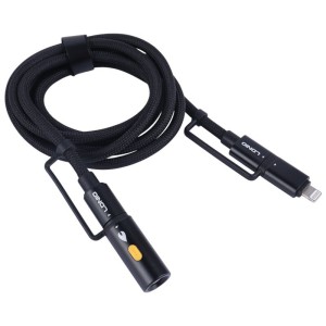 کابل شارژ چندکاره فست شارژ 65 وات الدینیو LC20 طول 1.2 متر