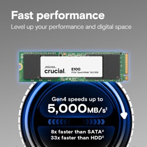 حافظه SSD کروشیال Crucial E100 480GB M.2
