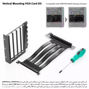 کابل نصب عمودی کارت گرافیک Green PCI-E x16 3.0