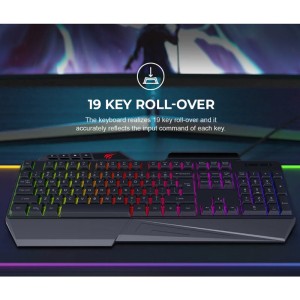 کیبورد و موس گیمینگ هویت Gamenote KB889CM + پد موس