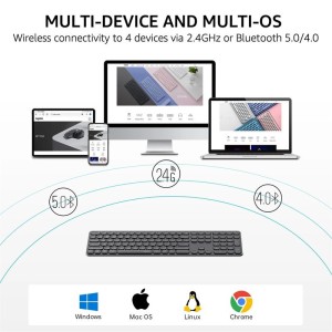 کیبورد بی سیم رپو E9550L