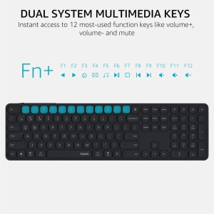 کیبورد بی سیم رپو E9550L