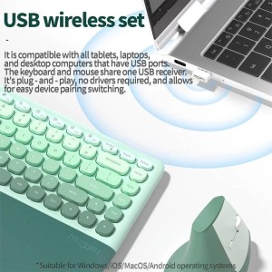 کیبورد و موس بی سیم مافی Bomi