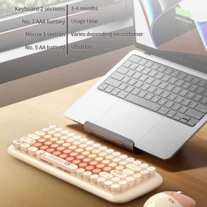 کیبورد و موس بی سیم مافی Candy Mixed Little Bear Diary