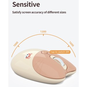 کیبورد و موس بی سیم مافی Candy Mixed Little Bear Diary