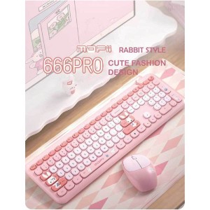 کیبورد و موس بی سیم مافی 666Pro