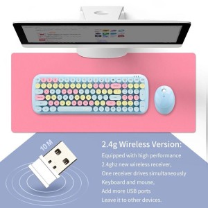 کیبورد و موس بی سیم مافی Candy XR