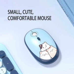 کیبورد و موس بی سیم مافی Silly Cat