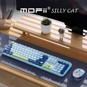 کیبورد و موس بی سیم مافی Silly Cat