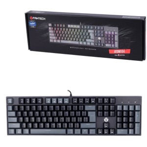 کیبورد گیمینگ فنتک ATOM104 MK886V2 Blue Switch