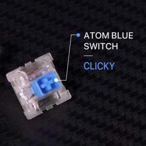کیبورد گیمینگ فنتک ATOM104 MK886V2 Blue Switch