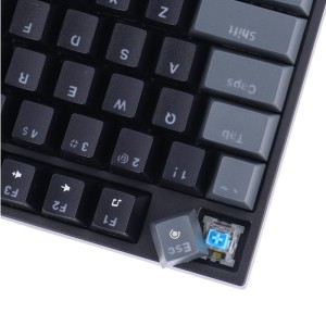 کیبورد گیمینگ فنتک ATOM104 MK886V2 Blue Switch