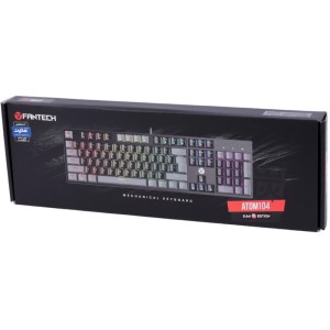 کیبورد گیمینگ فنتک ATOM104 MK886V2 Blue Switch