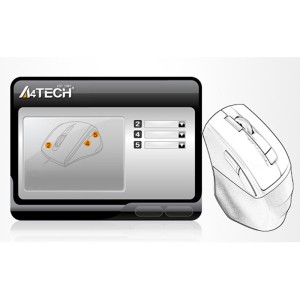 کیبورد و موس بی سیم ای فورتک FG2400 Air2