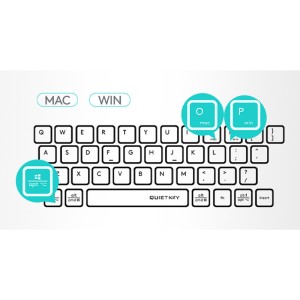 کیبورد و موس بی سیم ای فورتک FG2400 Air2