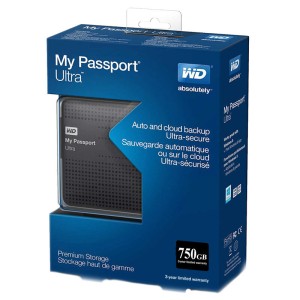 هارد اکسترنال وسترن دیجیتال Western Digital My Passport Ultra Copy 750GB + هدیه کیف هارد