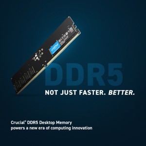 رم کامپیوتر کروشیال CT16G48C40U5 DDR5 16GB Single 4800MHz CL40